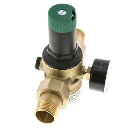 Filter Pressure Reducer Brass R1'' 97 l/min 1.5-6 bar/22-87psi Drinking Water