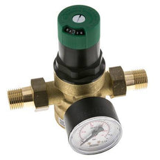 Filter Pressure Reducer Brass R1/2'' 40 l/min 1.5-6 bar/22-87psi Drinking Water