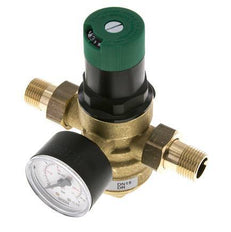 Filter Pressure Reducer Brass R1/2'' 40 l/min 1.5-6 bar/22-87psi Drinking Water