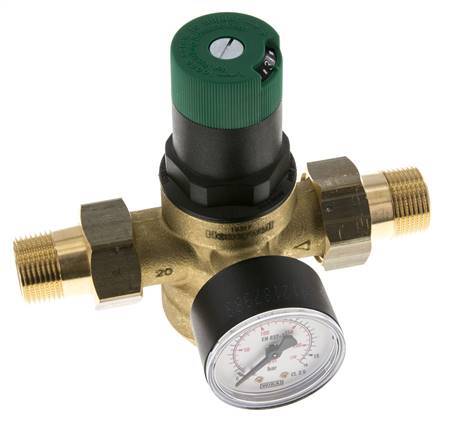 Filter Pressure Reducer Brass R3/4'' 52 l/min 1.5-6 bar/22-87psi Drinking Water