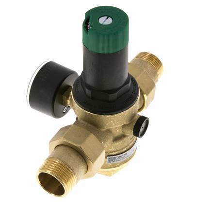 Filter Pressure Reducer Brass R1'' 97 l/min 1.5-6 bar/22-87psi Drinking Water