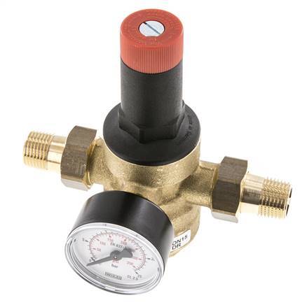 Filter Druckminderer Messing R1/2'' 40 l/min 1,5-12 bar/22-174psi Trinkwasser