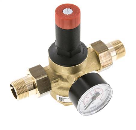 Filter Druckminderer Messing R3/4'' 52 l/min 1,5-12 bar/22-174psi Trinkwasser