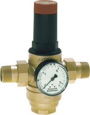 Filter Pressure Reducer Brass R1 1/2'' 210 l/min 1.5-12 bar/22-174psi Drinking Water