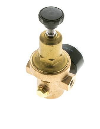 Wasserdruckminderer Bronze G1/4'' 8,3 l/min 1,5-8 bar/22-116psi