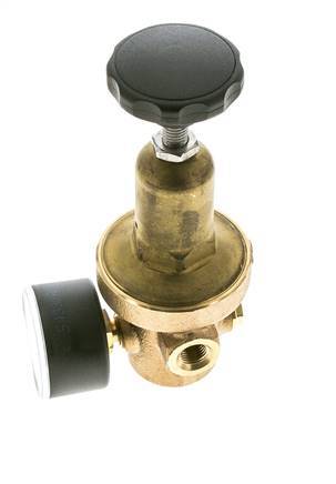 Wasserdruckminderer Bronze G1/4'' 8,3 l/min 0,2-2 bar/3-29psi