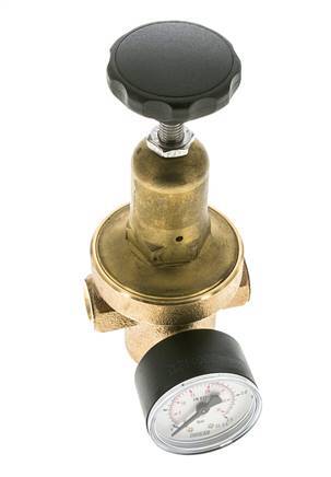 Wasserdruckminderer Bronze G1/4'' 8,3 l/min 0,2-2 bar/3-29psi