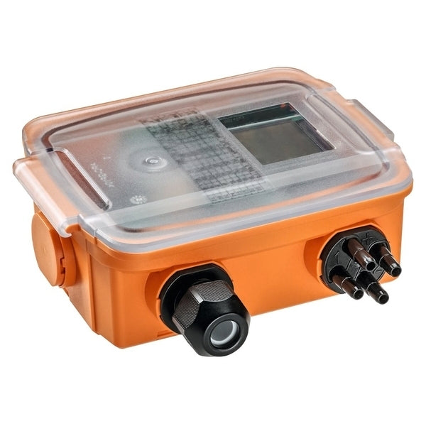 Differenzdrucksensor -100 - 2500 Pa 0-5 V/0-10 V Luft Dual Modbus RTU LCD