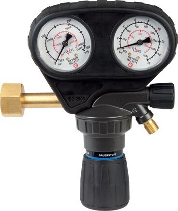 Nitrogen Pressure Regulator 200 bar to 0-20 bar W24.3x1/14 Female
