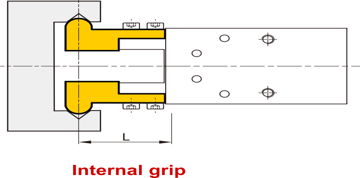 D20 mm 2-Backen-Parallel-Pneumatikgreifer doppeltwirkend Standardbacken