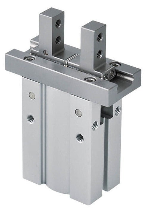 D16 mm 2-Backen-Parallel-Pneumatikgreifer mit langem Hub Standard-Durchgangsbacken