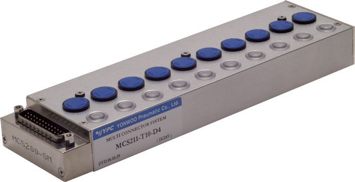 12x Multipol-Steckverbinder YPC SF2000 Ventile 24VDC