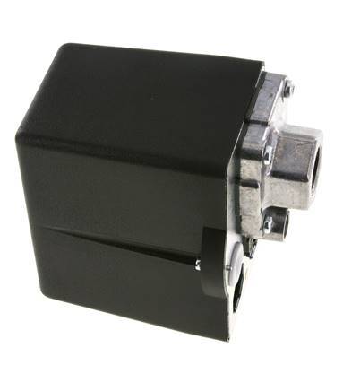 4 to 11bar Compressor Pressure Switch 1xG1/2'' 3xG1/4'' 400VAC | MDR-3-11