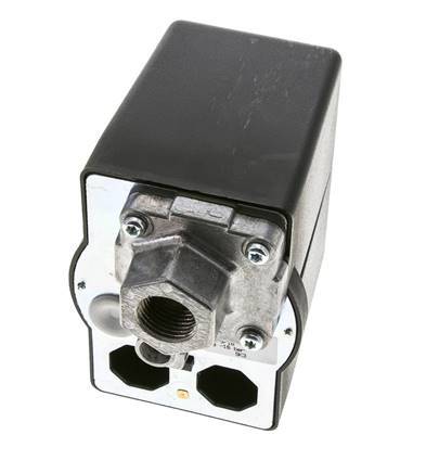 6 bis 16bar Kompressor-Druckschalter 1xG1/2'' 3xG1/4'' 400VAC | MDR-3-16