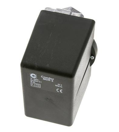6 bis 16bar Kompressor-Druckschalter 1xG1/2'' 3xG1/4'' 400VAC | MDR-3-16