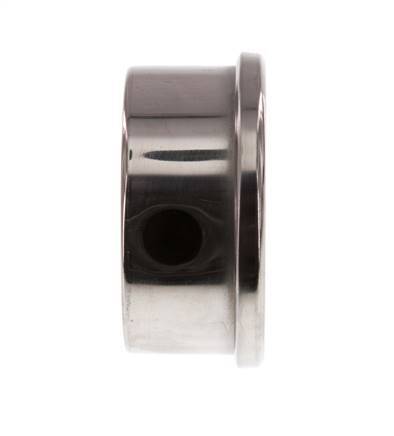 -1..15 Bar (-15..218 psi) Glyzerin-Manometer Unten Edelstahl/Messing 63 mm Klasse 1.6