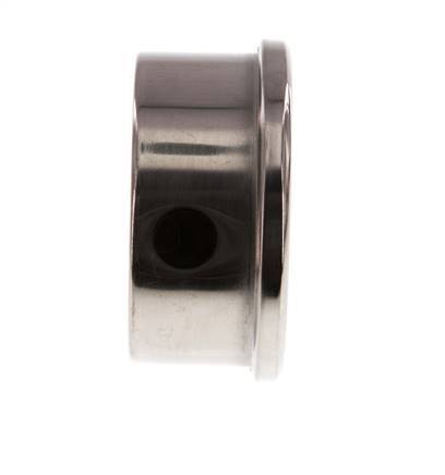 -1..3 Bar (-15..44 psi) Glyzerin-Manometer Unten Edelstahl/Messing 63 mm Klasse 1.6