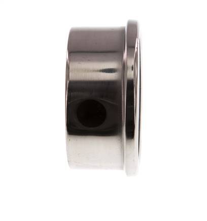 -1..5 Bar (-15..73 psi) Glyzerin-Manometer Unten Edelstahl/Messing 63 mm Klasse 1.6