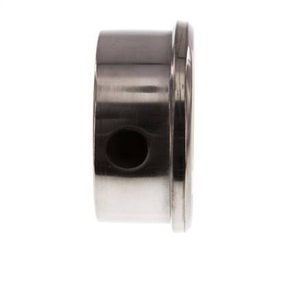 -1..9 Bar (-15..131 psi) Glyzerin-Manometer Unten Edelstahl/Messing 63 mm Klasse 1.6