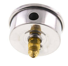 0..1 Bar (0..15 psi) Glycerin Pressure Gauge Rear Stainless steel/Brass 63 mm Class 1.6