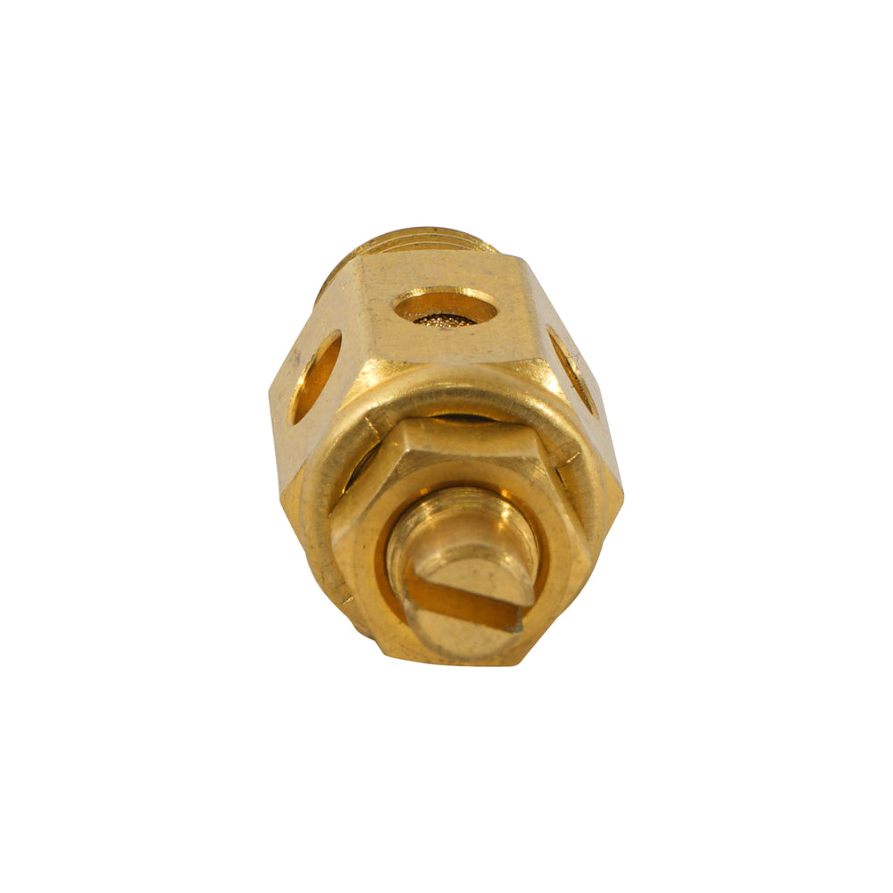 3/8" NPT Brass Throttle Valve with Silencer [50 pieces]