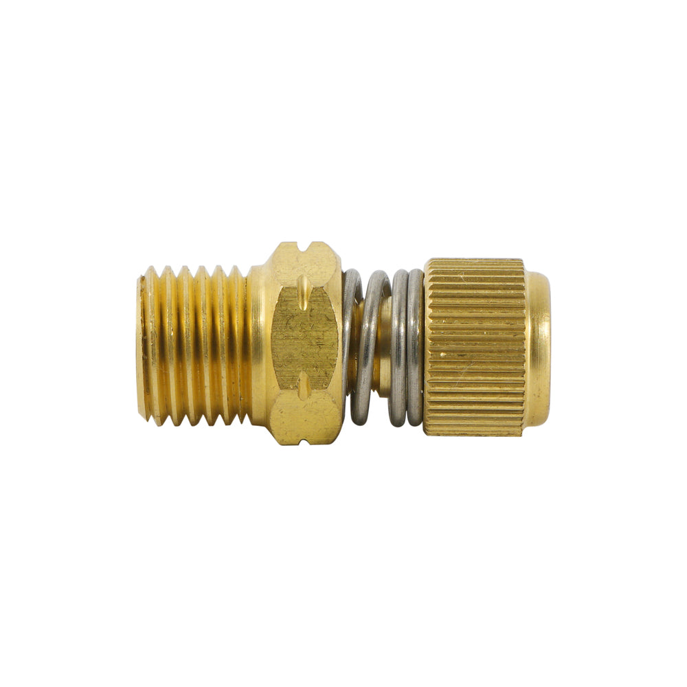 R3/8" Brass Throttle Valve with Silencer Compact