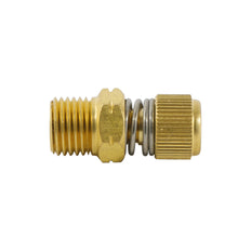 R3/8" Brass Throttle Valve with Silencer Compact