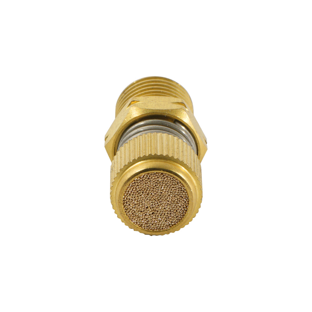 R1/8" Brass Throttle Valve with Silencer Compact