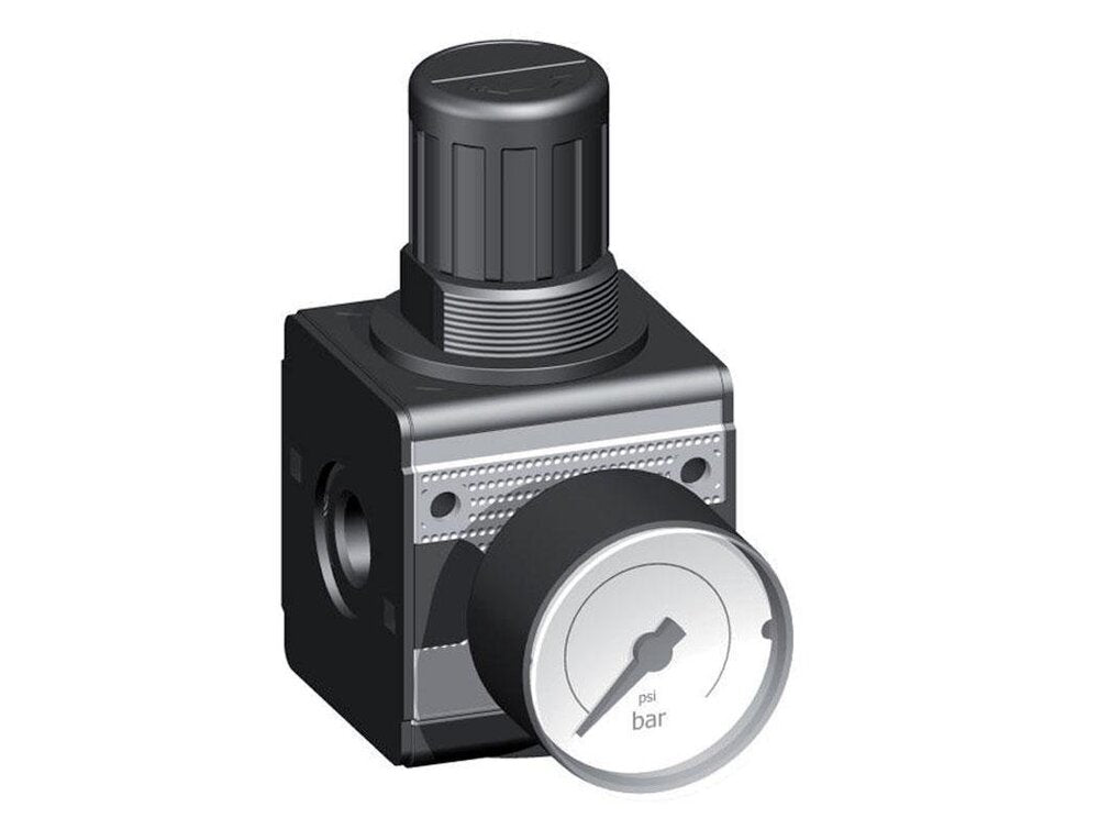 Pressure Regulator for Manifold Assembly G1/4''&3/8'' 2250 l/min 0.1-3.0bar/1-44psi Zinc Die-Cast 40 mm Pressure Gauge Multifix 1