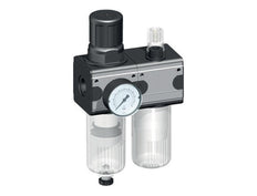 FRL 2-Part G1/2'' 5800 l/min 0.5-10.0bar/7-145psi Auto Metal Multifix 2