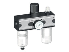 FRL 3-Part G1/2'' 5800 l/min 0.5-10.0bar/7-145psi Auto Polycarbonate Multifix 2