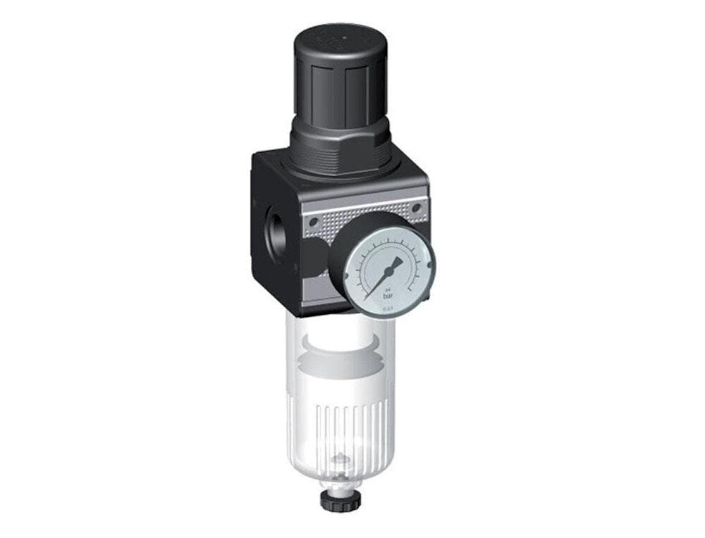 Filter-Regulator G1/2'' 6700 l/min 0.5-10.0bar/7-145psi Auto (Closed Without Pressure) Polycarbonate Multifix 2