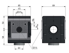 Verteiler G3/4x1 18000 l/min Multifix 4