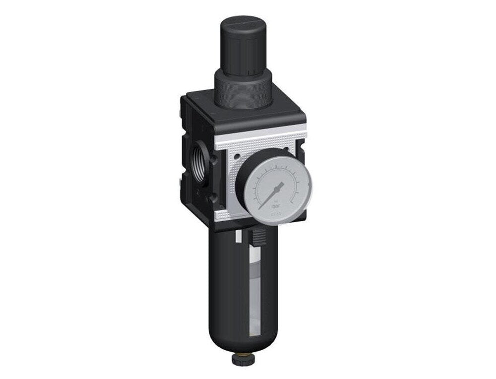 Filter-Regulator G1'' 12000 l/min 0.1-3.0bar/1-44psi Semi-Auto Metal Multifix 4