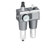 FRL 2-Teilig G3/4'' 13500l/min 0.5-10.0bar/7-145psi Halbautomatisch Polycarbonat Multifix 5