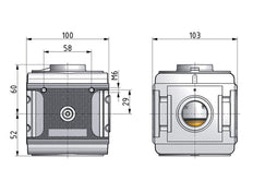 Druckregler G1'' 17500l/min 0,5-16,0bar/7-232psi Multifix 5