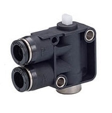 4 mm normal geschlossenes, offenes, stiftförmiges mechanisches 3/2-Wege-Ventil mit Entlüftung