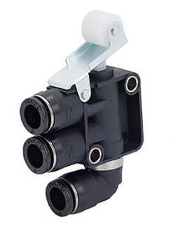 4mm normal geschlossenes Rohr Auspuffrolle Typ 3/2-Wege mechanisches Ventil