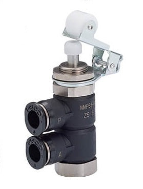 4 mm normal geschlossenes, offenes Entlüftungsventil für den Schalttafeleinbau mit Rollen und 3/2-Wege-Mechanik