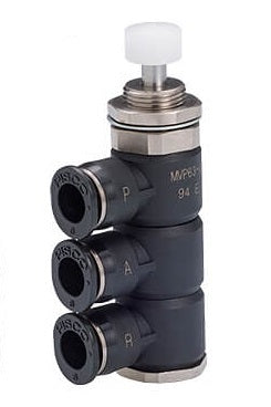 4mm normal geschlossenes Rohrauslassventil für Schalttafeleinbau Pin-Typ 3/2-Wege mechanisches Ventil