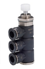 4mm normal geschlossenes Rohrauslassventil für Schalttafeleinbau Pin-Typ 3/2-Wege mechanisches Ventil