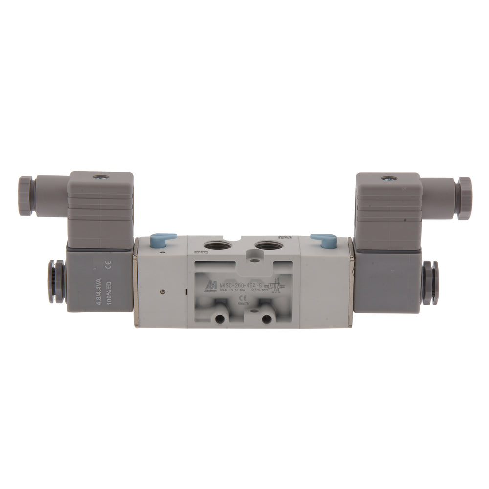 NPT 1/4'' 24V DC 5/2-Wege bi-stabiles Magnetventil 2-8bar MVSC
