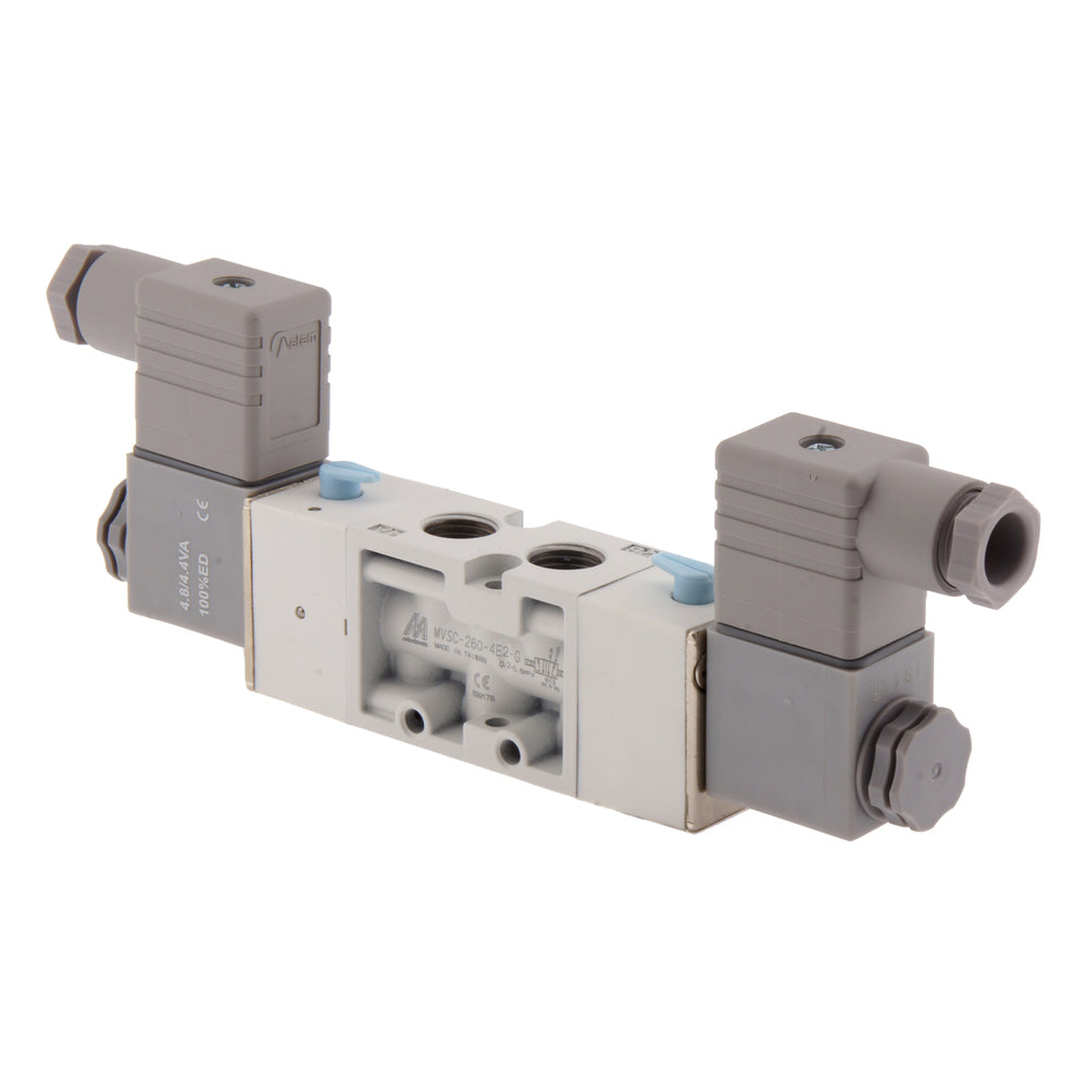 NPT 1/4'' 24V DC 5/2-Wege bi-stabiles Magnetventil 2-8bar MVSC