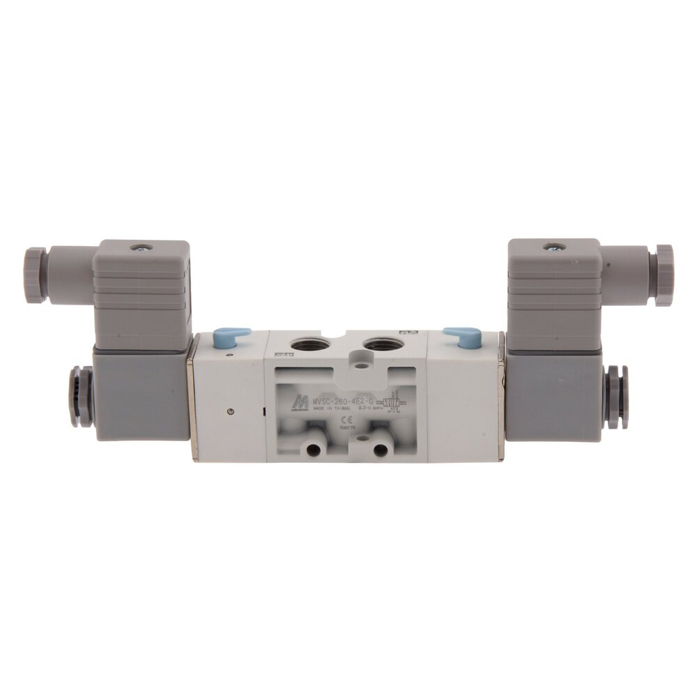 NPT 1/4'' 24V DC 5/2-Wege bi-stabiles Magnetventil 2-8bar MVSC-260