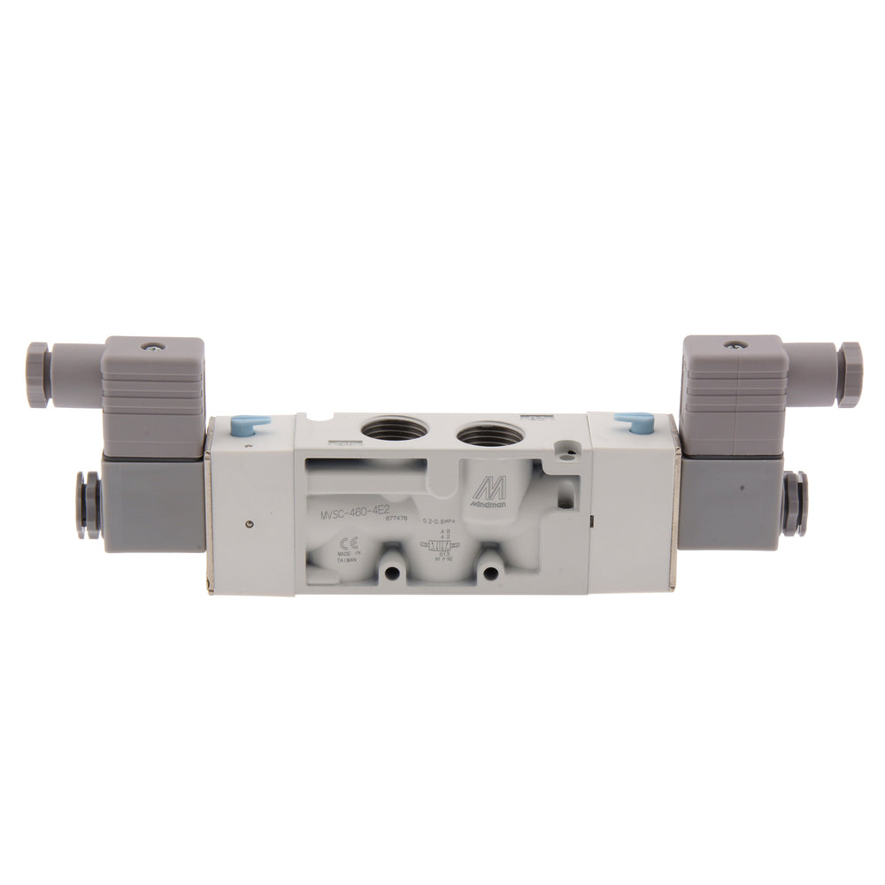 NPT 3/8'' 24V DC 5/2-Wege bi-stabiles Magnetventil 2-8bar MVSC
