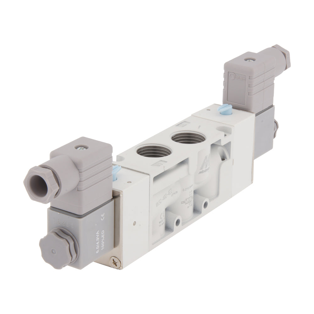 NPT 1/2'' 24V DC 5/2-Wege bi-stabiles Magnetventil 2-8bar MVSC