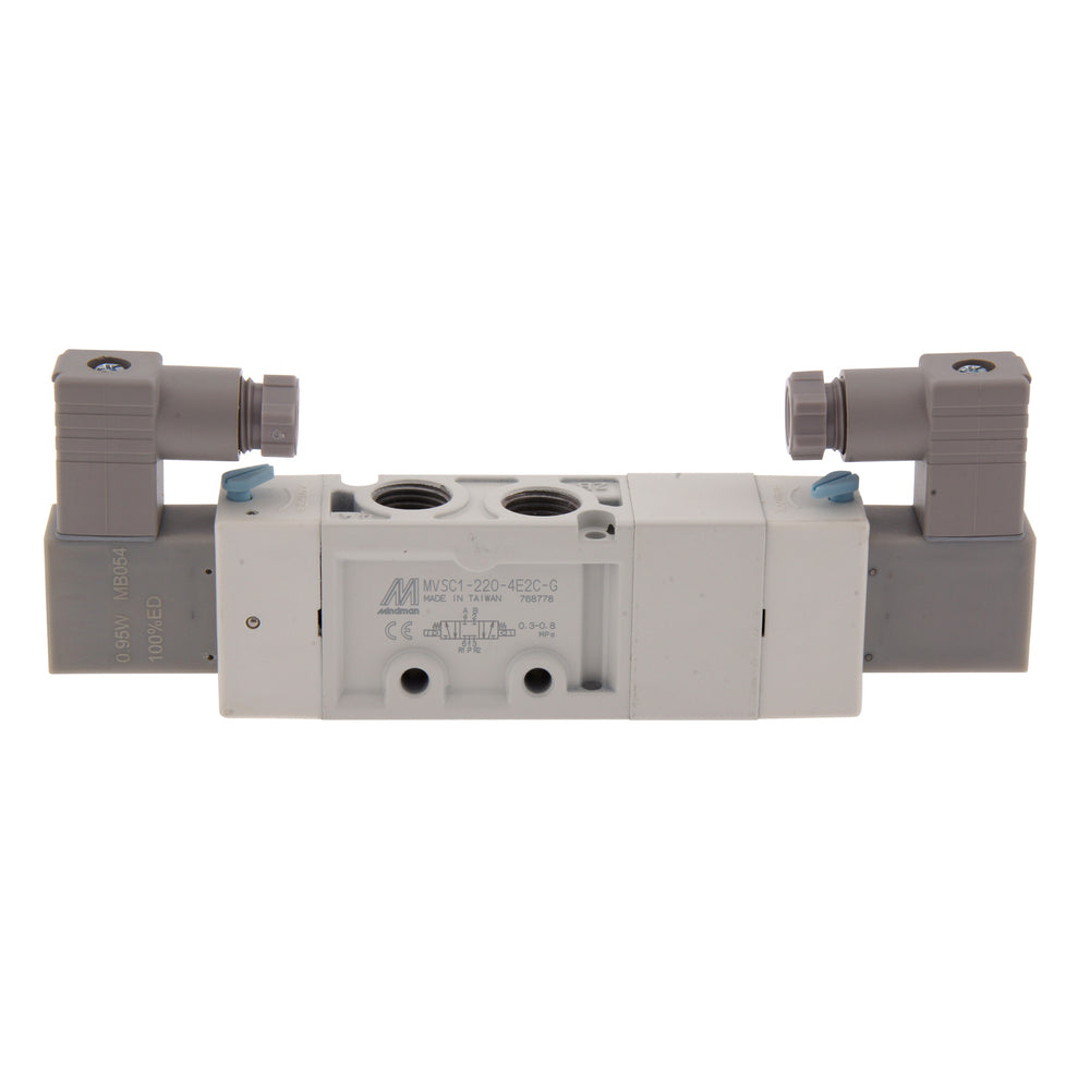 NPT 1/4'' 24V DC 5/3-Wege-Magnetventil, mittig geschlossen, 3-8bar MVSC1