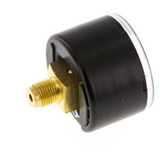 -1..0 bar Druck Manometer hinten Stahl / Messing 40 mm Klasse 1.6