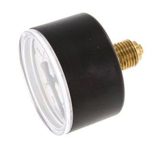 -1..0 bar Druck Manometer hinten Kunststoff / Messing 50 mm Klasse 2,5