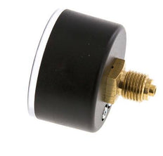 -1..0 bar Druck Manometer hinten Kunststoff / Messing 50 mm Klasse 2,5